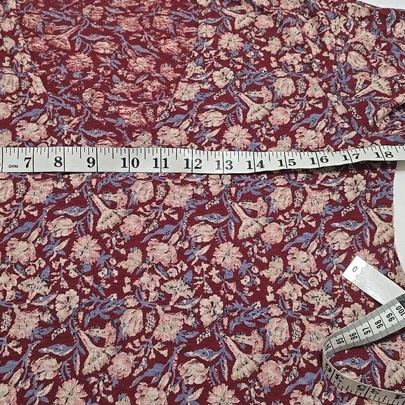 Lucky Brand Long Sleeve V-Neck Floral Top S - Picture 5 of 7
